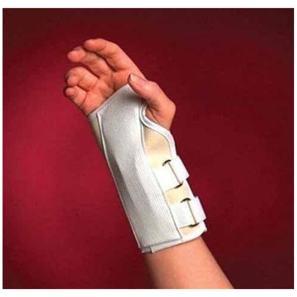 Scott Specialties Inc Splint Adult Wrist Canvas White Size 6" Small Left Ea - 3957-L-S