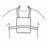 O&M Halyard Inc Telemetry Pouch Standard Size, Chest and Neck Straps, NonWoven Material, Velcro Closures, Blue with White Straps, Lightweight Telemetry Unit - 71825
