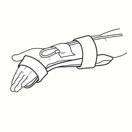 Hand-Aid - I.V. Armboard Rigid 9 X 3.5 X 14.5 Inch Adult - 29980