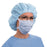 O&M Halyard - Surgical Mask Anti-fog Foam Pleated Tie Closure One Size Fits Most Blue NonSterile Not Rated Adult - 49214