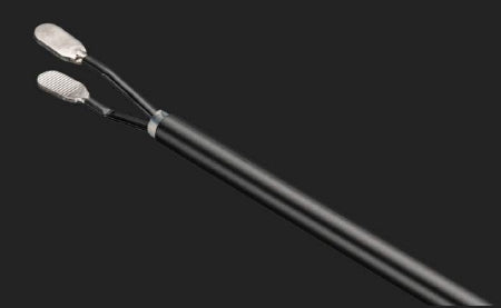 Endopath - Bipolar Forceps 7-3/4 Inch Length Stainless Steel NonLocking Thumb Handle Straight Serrated Tip - EBF01