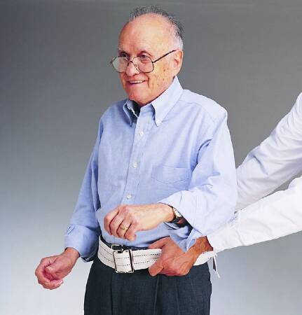 Skil-Care Gait Belt 60 Inch White Cotton - 252010