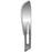 Sklar Merit Dissecting Scissors Metzenbaum 5-3/4 Inch Length Office Grade Stainless Steel NonSterile Finger Ring Handle Curved Blunt/Blunt - 97-336