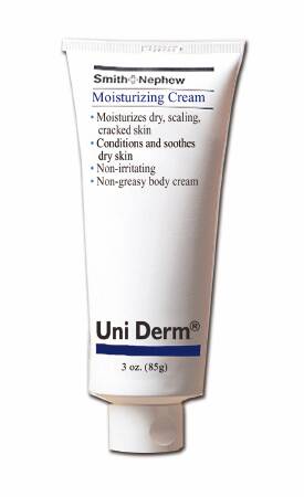 Smith & Nephew Uni Derm Hand and Body Moisturizer 3 oz. Tube Unscented Cream - 443500