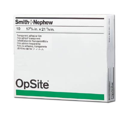 Smith & Nephew Opsite Transparent Film Dressing OpSite Rectangle 17-3/4 X 21-5/8 Inch 2 Tab Delivery Without Label Sterile - 4989