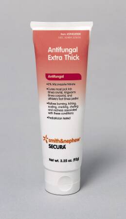 Smith & Nephew Secura Antifungal 2% Strength Cream 3-1/4 oz. Tube - 59432900