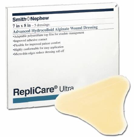 Replicare Ultra - Hydrocolloid Dressing 7 X 8 Inch Sacral Sterile - 59484900