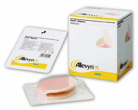 Smith & Nephew Allevyn Foam Dressing 4-1/2 X 5-1/2 Inch Heel Cup Style Non-Adhesive without Border Sterile - 66007630