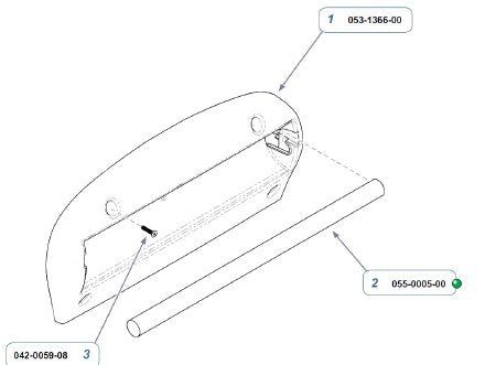 Midmark - Paper Dowel Midmark and Ritter Soft Touch Tops 100, 104, 404, 203, 95, 222, and 223 - 055-0005-00