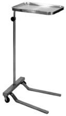 Blickman Newark Mayo Instrument Stand Tray U-Shaped Base 37.25 - 64 Inch 19.125 Inch - 671520000