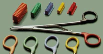 Teleflex Medical Hemoclip Traditional Style Ligating Clip Titanium Large Orange Clip 10 Clips - 523870