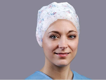 Cardinal Nurse's Cap One Size Fits Most Celebration Print Elastic - 3290