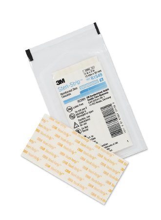 3M Steri-Strip Skin Closure Strip 1/2 X 2 Inch Nonwoven Material Reinforced Strip White - R1549
