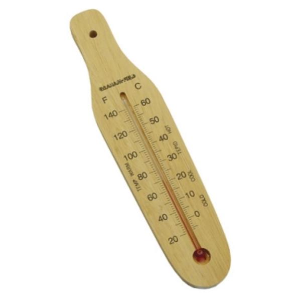 Graham-Field/Everest &Jennings Thermometer Bath Grafco 9" Flat Wood Ea - 1537