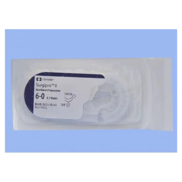 Medtronic MITG-Covidien Suture 6-0 Polypropylene Cv-11 Surgipro Ii Blue 18" Monofilament 36/Ca - VP718X