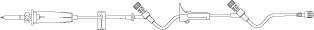 BBraun - Primary IV Administration Set 60 Drops / mL Drip Rate 106 Inch Tubing 2 Ports - 352062