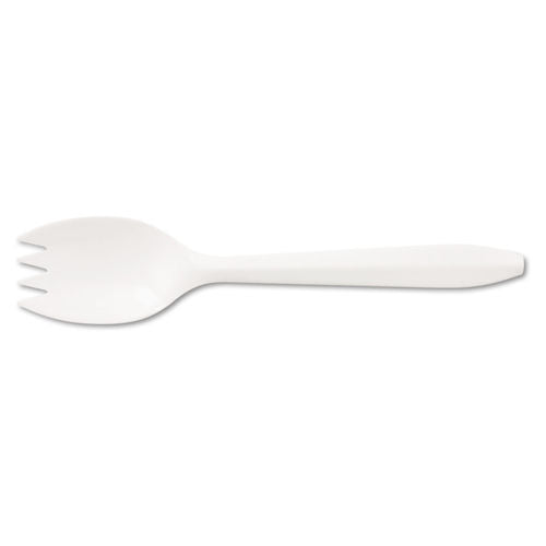 Lagasse Lagasee Spork Plastic Spoon White Plastic - BWKSPORK