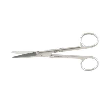 Miltex - Dissecting Scissors Mayo 5-1/2 Inch Length OR Grade German Stainless Steel NonSterile Finger Ring Handle Straight Beveled Blades Blunt Tip / Blunt Tip - 5-122