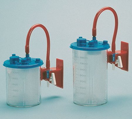 Cardinal Medi-Vac Flex Advantage Suction Liner 1500 mL Float Valve Shut-Off - 65651-920C