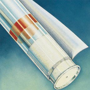 BD BD SurePrep Capillary Blood Collection Tube Hematocrit Heparin Additive 1.1 X 75 mm 70 µL Red Stripe Self-Sealing Plug Mylar Wrapped Glass Tube - 420316