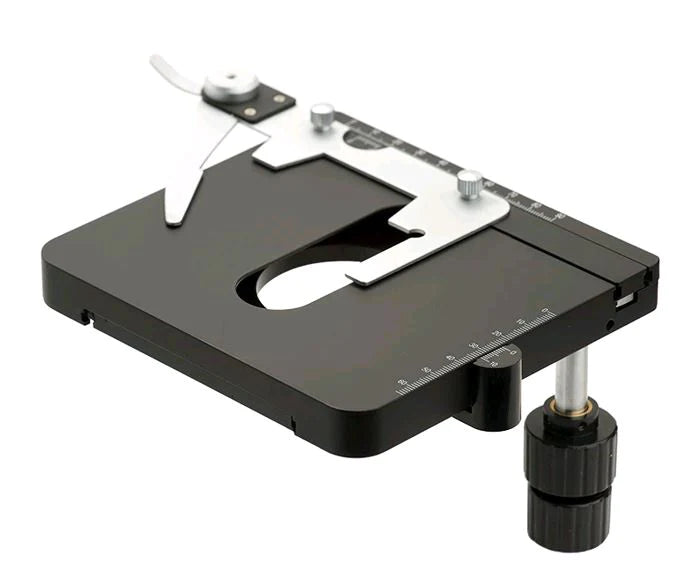 LW Scientific - Stage With Small Slide Holder For I4 Microscope Mechanical - I4P-STGN-SM77