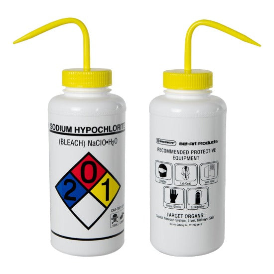 Labeled Wash Bottle