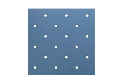 Orfilight NS - Splinting Material 3.5% Mini Perforated 1/8 X 18 X 24 Inch Thermoplastic with Non-Stick Coating Atomic Blue - 24-5763-1