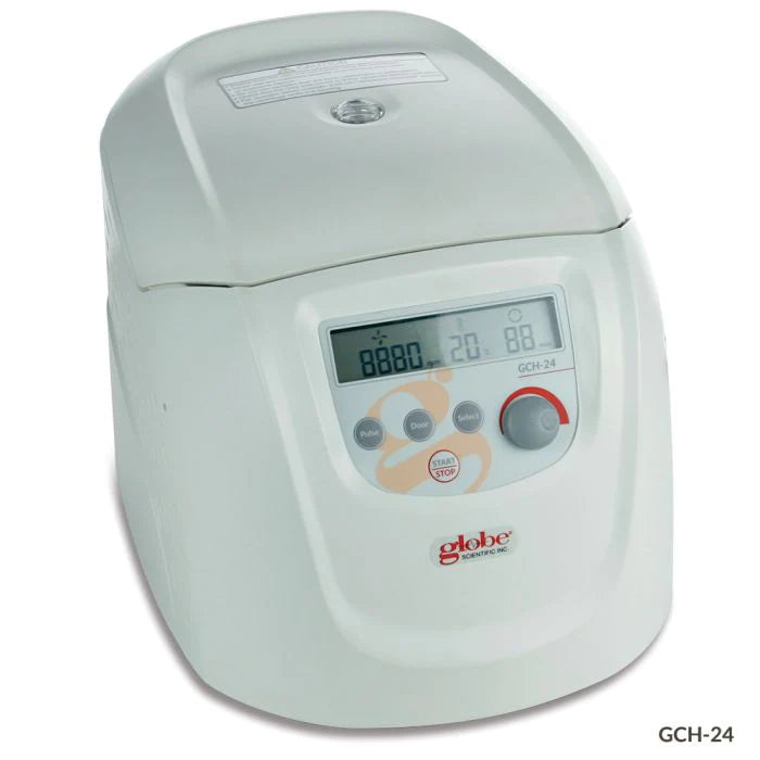 GCH Series - Microcentrifuge 24 Place Fixed Angle Rotor Variable Speed Up to 14,000 RPM / 18,620xG Max RCF - GCH-24-EU