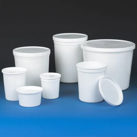Globe Scientific - Specimen Container 16 oz. Snap-On Lid Unprinted NonSterile - 271016W