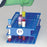 Captrack - Test Tube Rack 36 Place 13 mm Tube Size Blue 2-1/5 X 4 X 8 Inch - 456445B-R