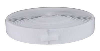 Fabrication Enterprises Fastener, Hook And Loop Webbing Bck Wht 1"X11Yds - 24-7002W