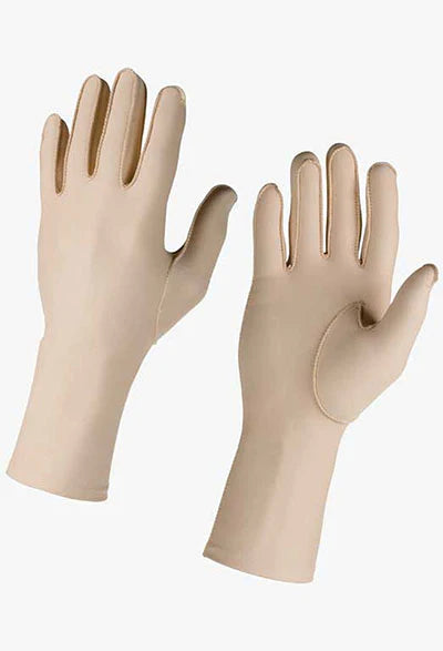 Hatch Edema Glove - Compression Gloves Full Finger X-Small Over-the-Wrist Length Left Hand Lycra - 24-8650L