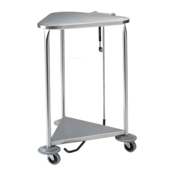 Pedigo Products. Hamper Linen Stainless Steel Triangular 35X78-5/8" Silver Ea - P-1121-L-SS