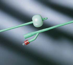 Bard Silastic Foley Catheter 2-Way Round Tip 5 cc Balloon 22 Fr. Silicone Coated Latex - 33622