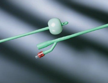 Bard Silastic Foley Catheter 2-Way Round Tip 5 cc Balloon 16 Fr. Silicone Coated Latex - 33616