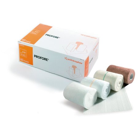 Profore - 4 Layer Compression Bandage System Multiple Sizes Standard Compression Self-adherent / Tape Closure Tan NonSterile - 66020016