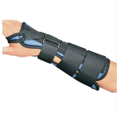 ProCare - Wrist Brace Aluminum / Foam / Tricot Right Hand Black Medium - 79-87425