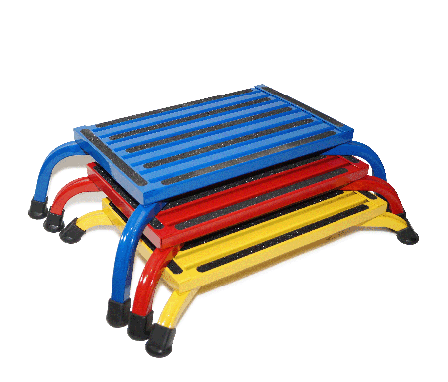 Hausmann Heavy Duty Color-Coded Nested Footstools