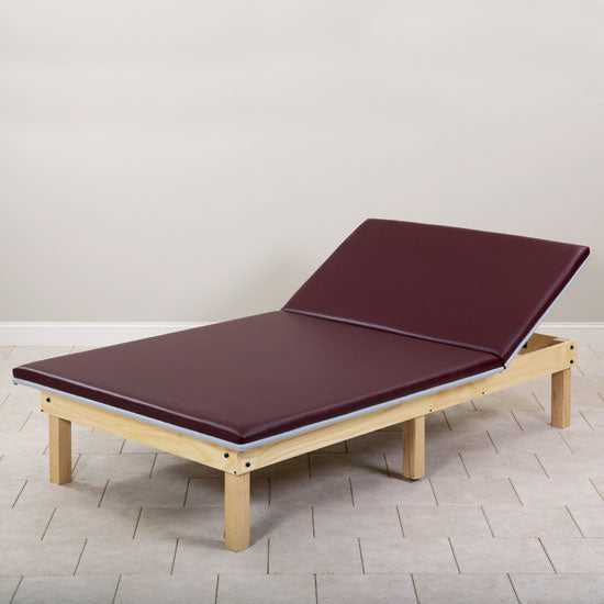 Clinton Industries PLATFORM, MAT UPHOLSTERED ADJ PHYSICAL THERAPY BLK 4'X7'X18" - 241-47-3BK