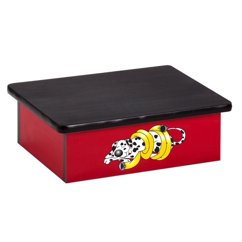 Clinton Industries STOOL, STEP W/NON SKID TREAD LAMINATE DALMATIAN READ - 10-D