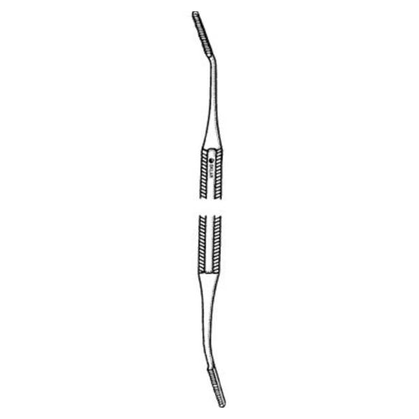Sklar Instruments File Bone And Nail 6-3/4" Angled Inside Cut Stainless Steel Ea - 97-1610