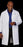 Fashion Seal Uniforms Lab Coat White Size 42 Long Sleeves Knee Length - 420-SZ42
