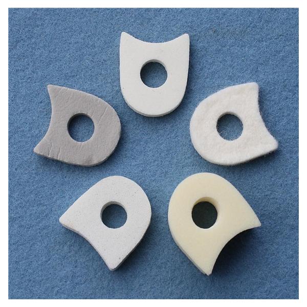 Aetna Felt Corporation Pad Orthopedic Crn Felt 1-1/8X7/8" 1/4" Thick Non-Adhesive White Sz C-26 100/Bg - 26310