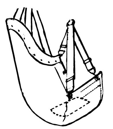 Hoyer - Seat Commode Sling 2 Point With Head Support Chain One Size Fits Most 400 lbs. Weight Capacity - 111-D