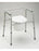 Guardian Easy Care - Commode Chair Fixed Arm Steel Frame Back Bar 19 Inch Seat Width - Medline - G30213-4