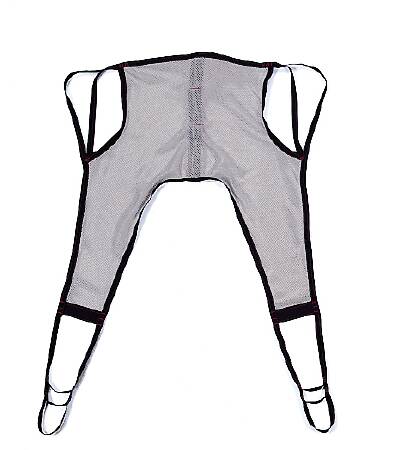 Joerns Healthcare Hoyer Seat Sling 4 Point Without Head Support Chainless Large 350 lbs. Weight Capacity - 50021