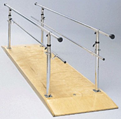 Bailey - Parallel Bars 10 X 30 Inch Chrome / Natural - 530