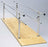 Bailey - Parallel Bars 10 X 30 Inch Chrome / Natural - 530