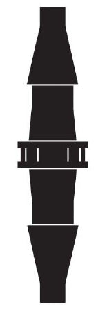 W.A. Baum Tubing Connector Straight - 2924
