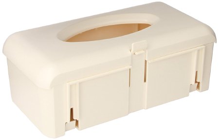 BD - Glove Box Holder Horizontal Mounted 1-Box Capacity Ivory 4-1/4 X 7 X 12 Inch Plastic - 305448
